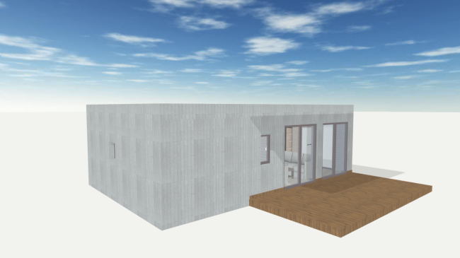 Chalet de jardin 50 m2